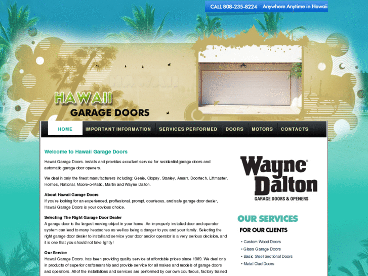 www.hawaiigaragedoors.com