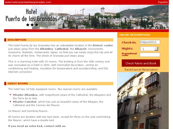 www.hotel-puertadelasgranadas.com