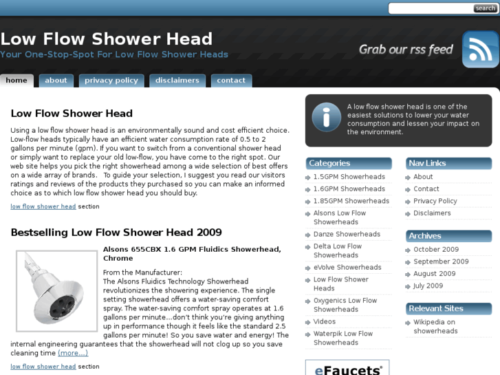 www.low-flow-shower-head.com