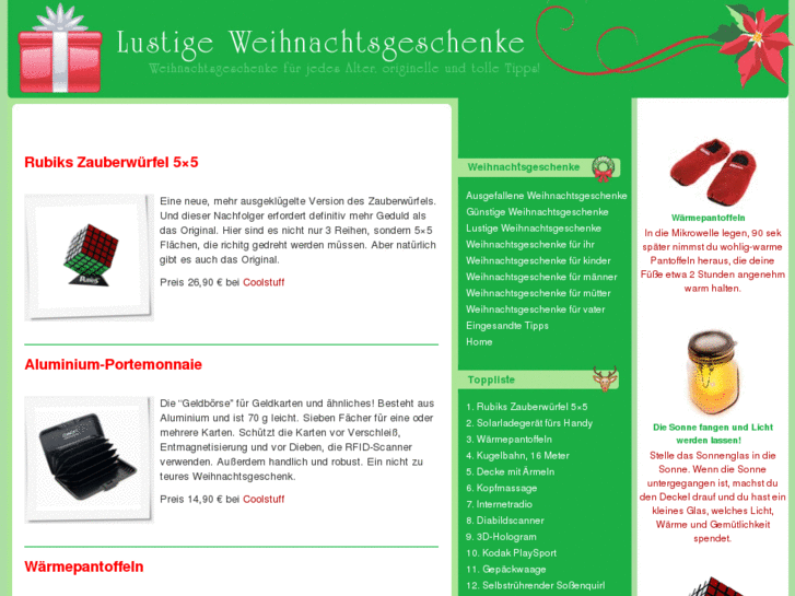 www.lustigeweihnachtsgeschenke.de