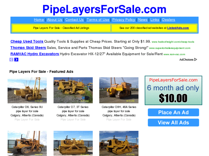 www.pipelayersforsale.com