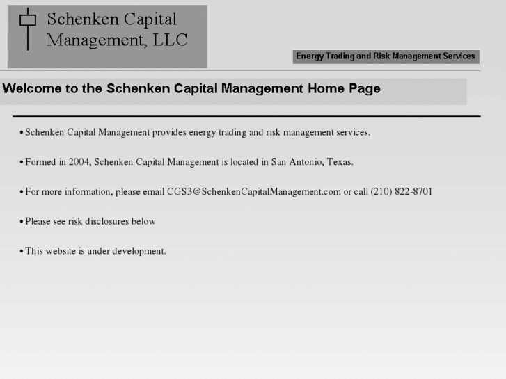 www.schenkencapitalmanagement.com