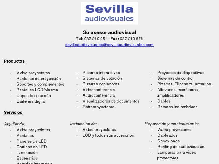 www.sevillaaudiovisuales.com