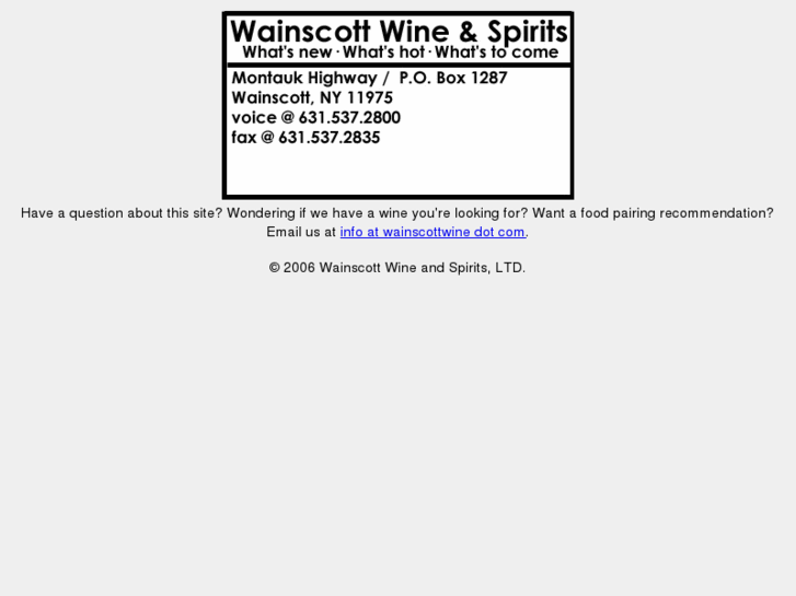 www.wainscottwine.com