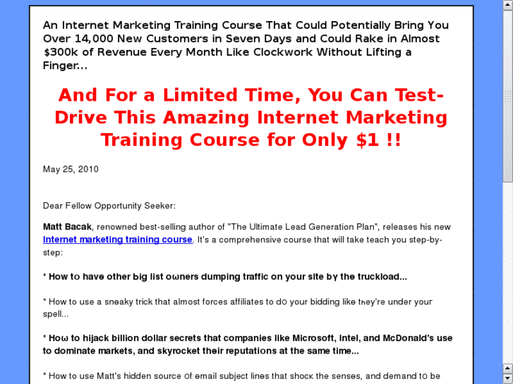 www.internetmarketingtrainingcourse.org