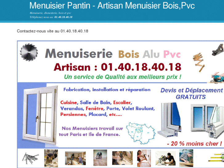 www.menuisierpantin.com