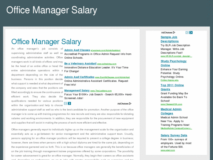 www.officemanagersalary.net