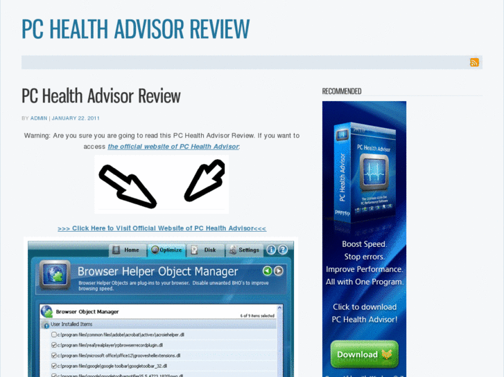 www.pchealthadvisorreview.org