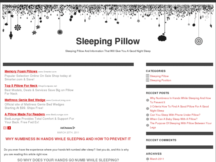 www.sleepingpillow.org