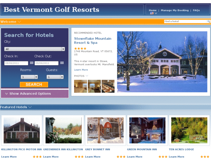 www.bestvermontgolfresorts.com