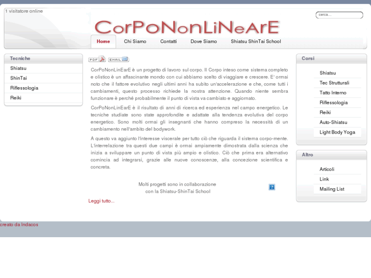 www.corpononlineare.it