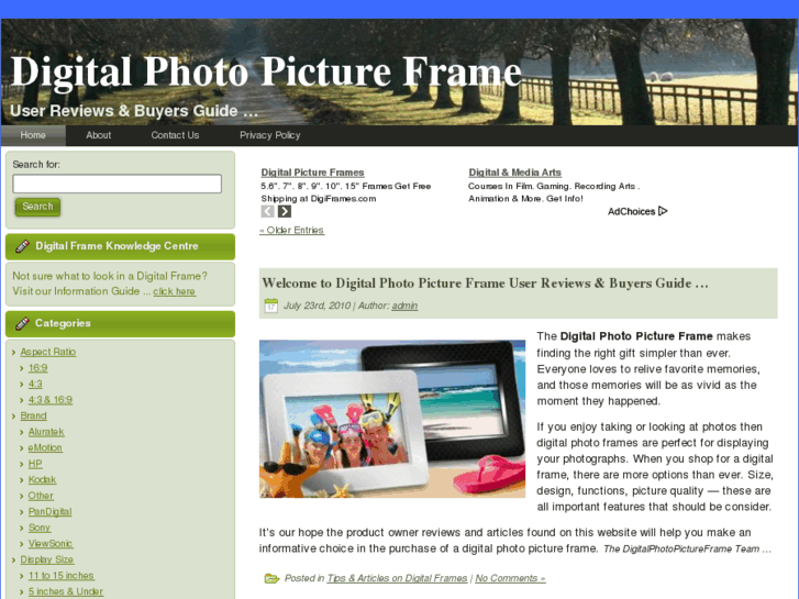 www.digitalphotopictureframe.org