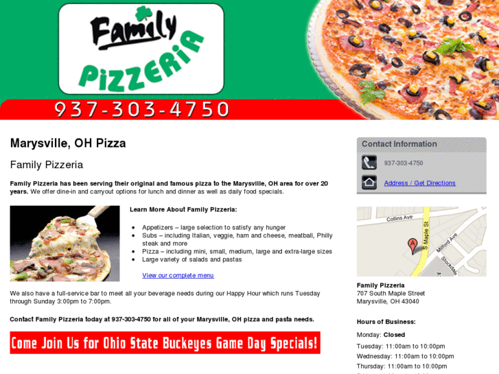 www.familypizzeriamarysvilleoh.com