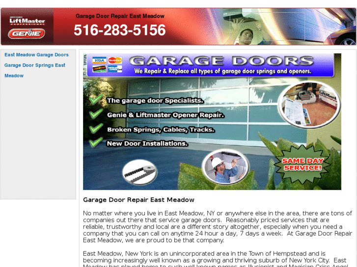 www.garagedoorrepaireastmeadow.com