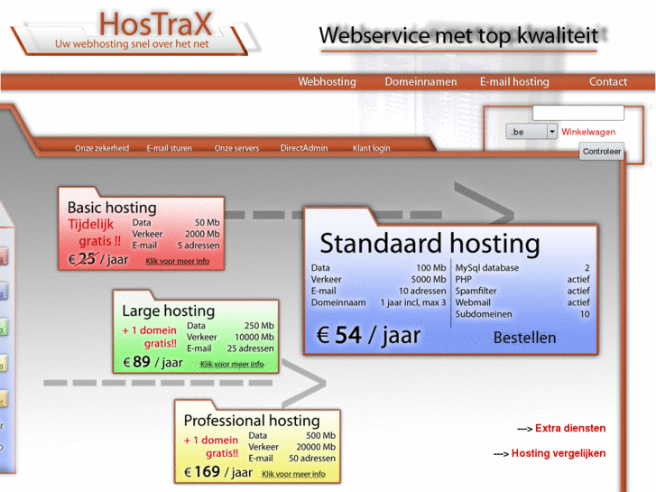 www.hostrax.be