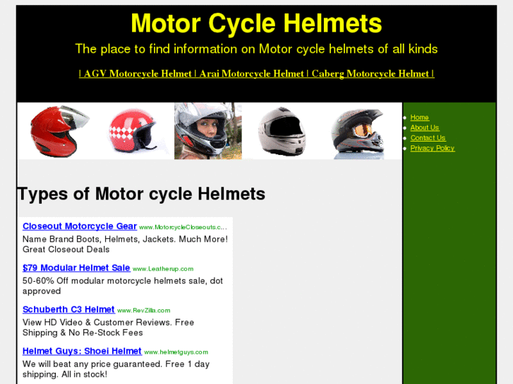 www.motorcyclehelmetinfo.com