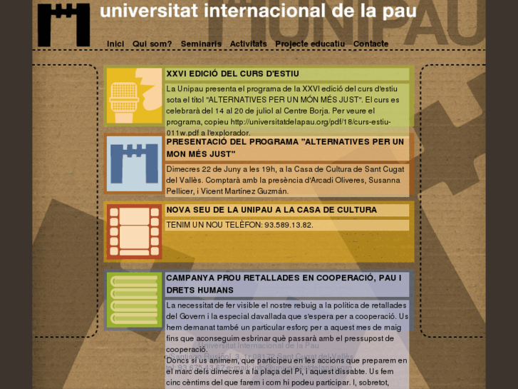 www.universitatdelapau.org