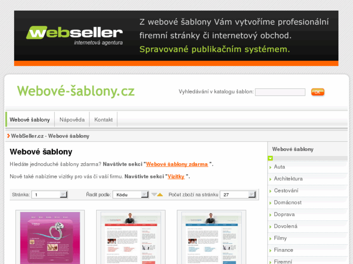 www.webove-sablony.cz