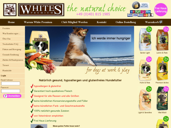 www.whites-premium-dogfood.com