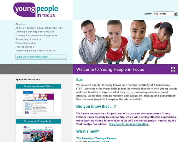 www.youngpeopleinfocus.org.uk