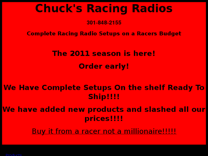 www.chucksracingradios.com