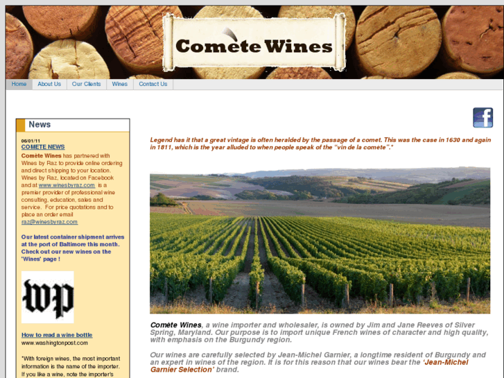 www.cometewines.com