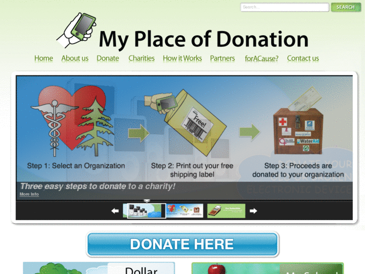 www.myplaceofdonation.com