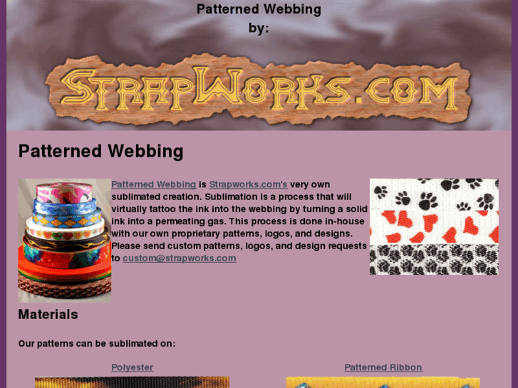 www.patternednylonwebbing.com