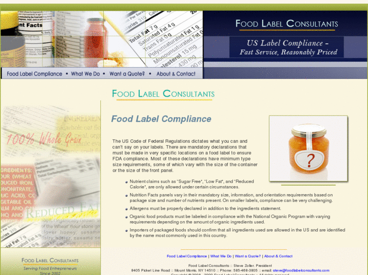 www.foodlabelconsultants.com