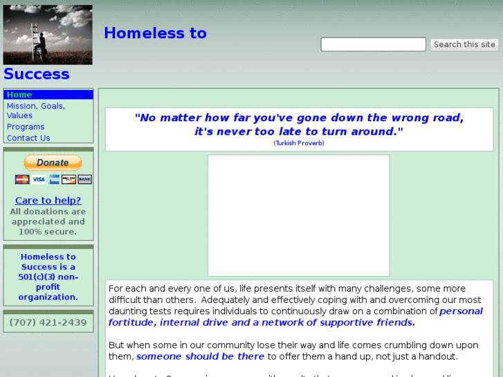www.homelesstosuccess.org