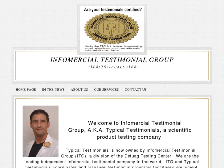 www.infomercialtestimonialgroup.com