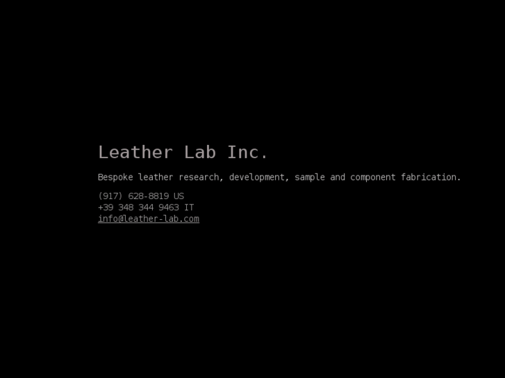 www.leather-lab.com