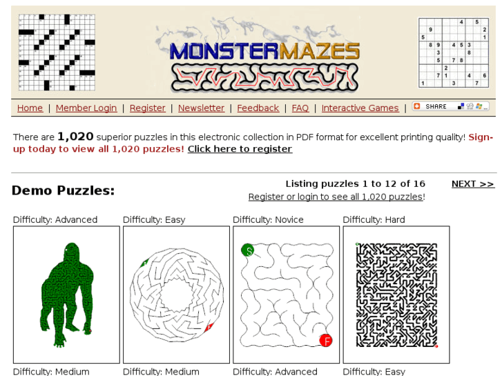 www.monstermazes.com