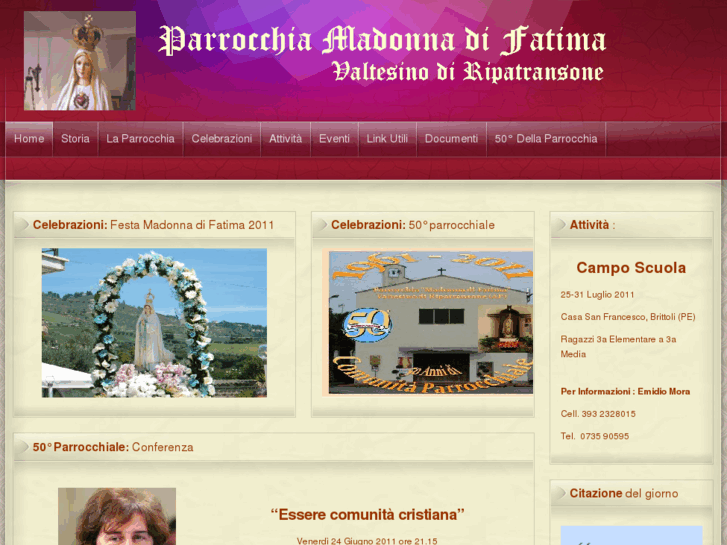 www.parrocchiamadonnadifatima.org