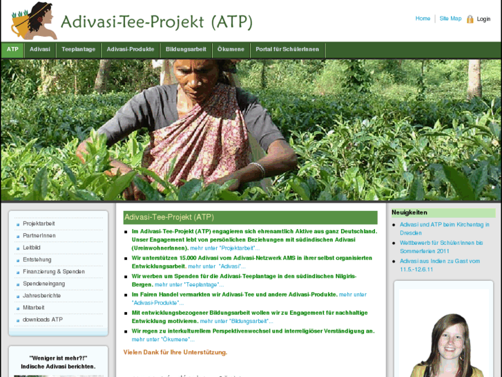 www.adivasi-tee-projekt.org