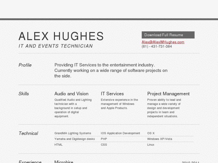 www.alexwhughes.com