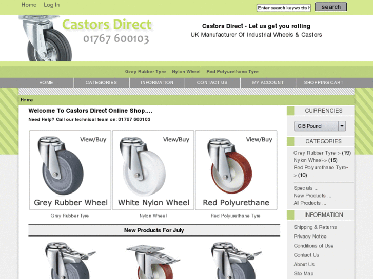 www.castorsdirect.com