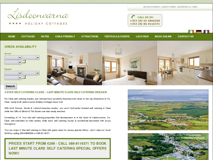 www.clareselfcatering.com