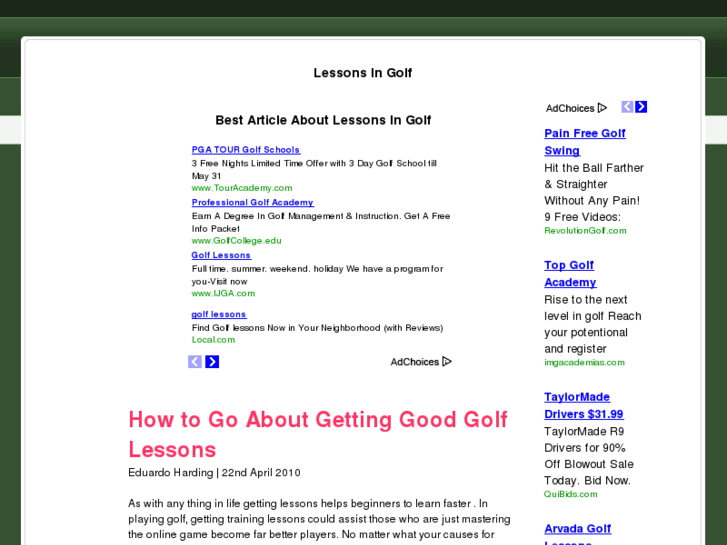 www.lessonsingolf.net