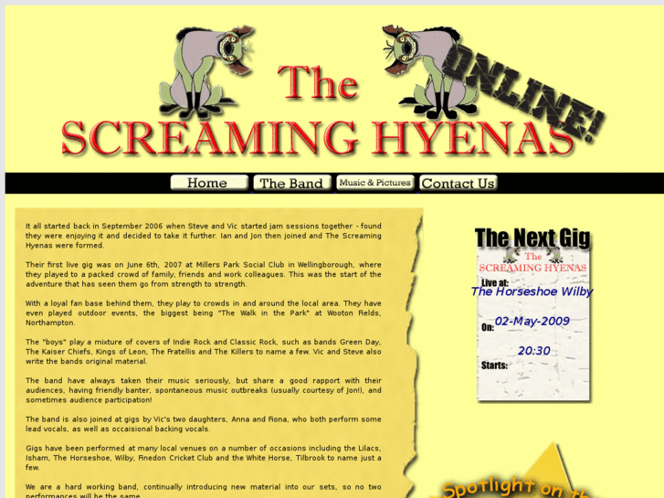 www.thescreaminghyenas.com