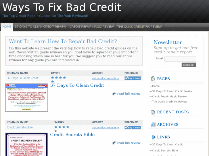 www.waystofixbadcredit.com