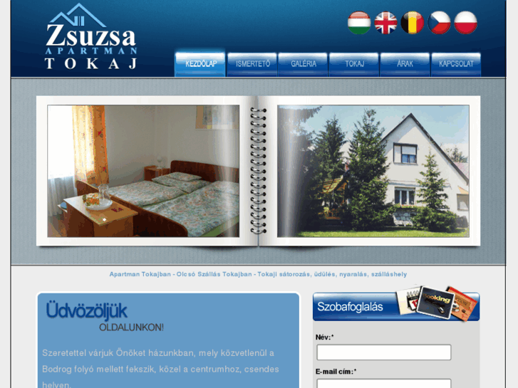 www.zsuzsaapartmantokaj.hu