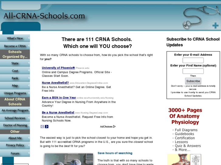 www.all-crna-schools.com
