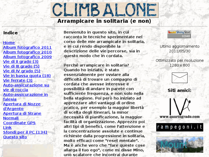 www.climbalone.it