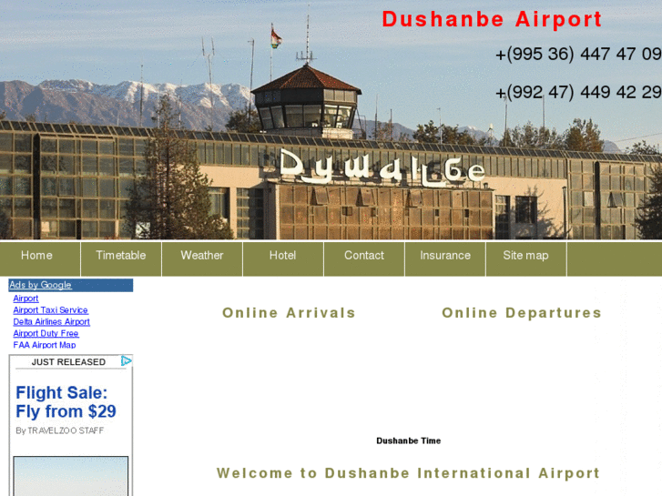 www.dushanbeairport.com