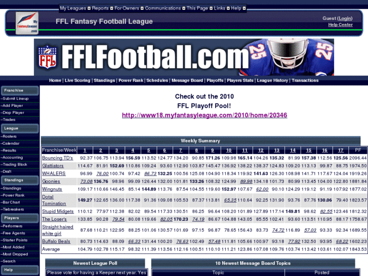 www.fflfootball.com