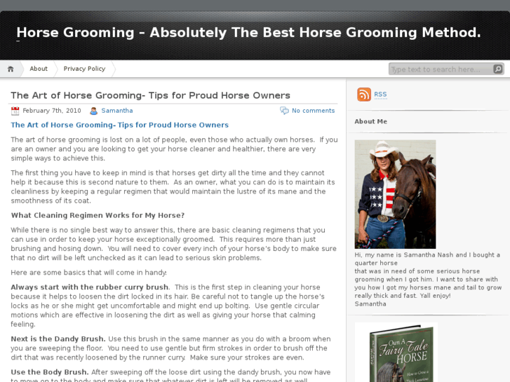 www.horsegrooming.org