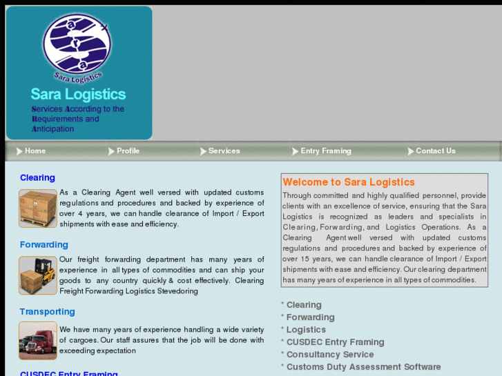 www.saralogistics.net