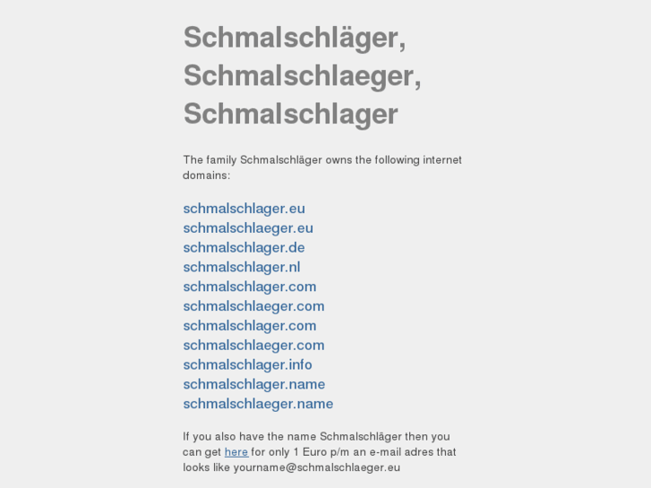 www.schmalschlaeger.eu