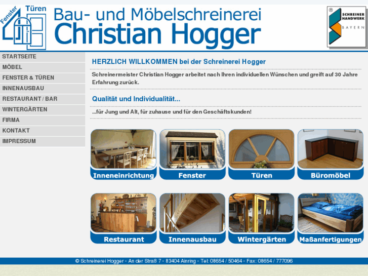 www.schreinerei-hogger.com